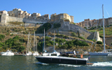 bateau à Bonifacio