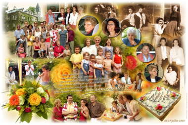 photomontage anniversaire