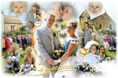 photomontage mariage